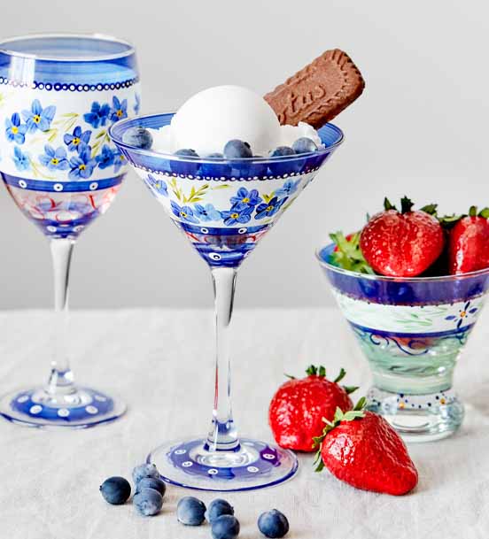 Barcelona Blue Flowers Collection