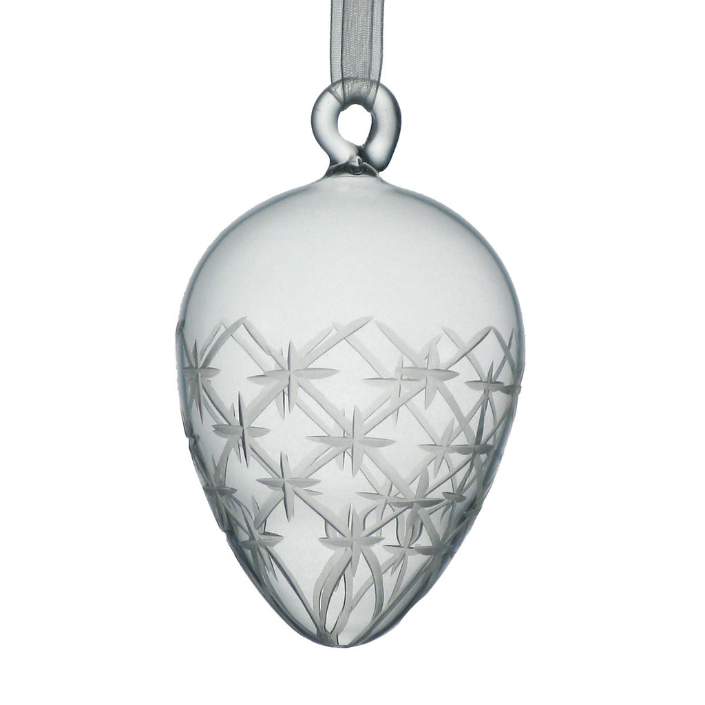 Glass Easter Egg Ornaments