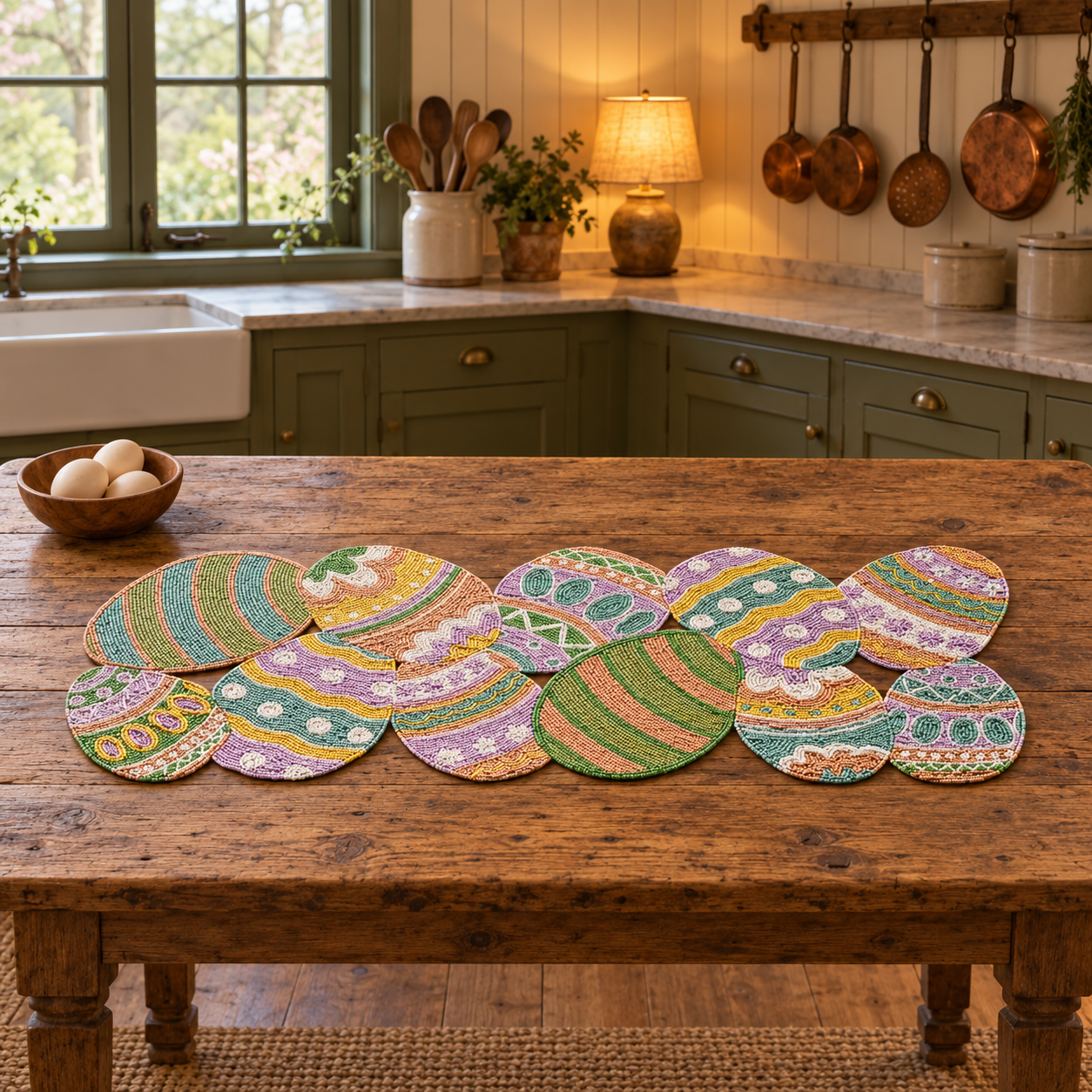 Eggs Table Runner