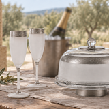 Heirloom Swirl Cake Dome and Stand