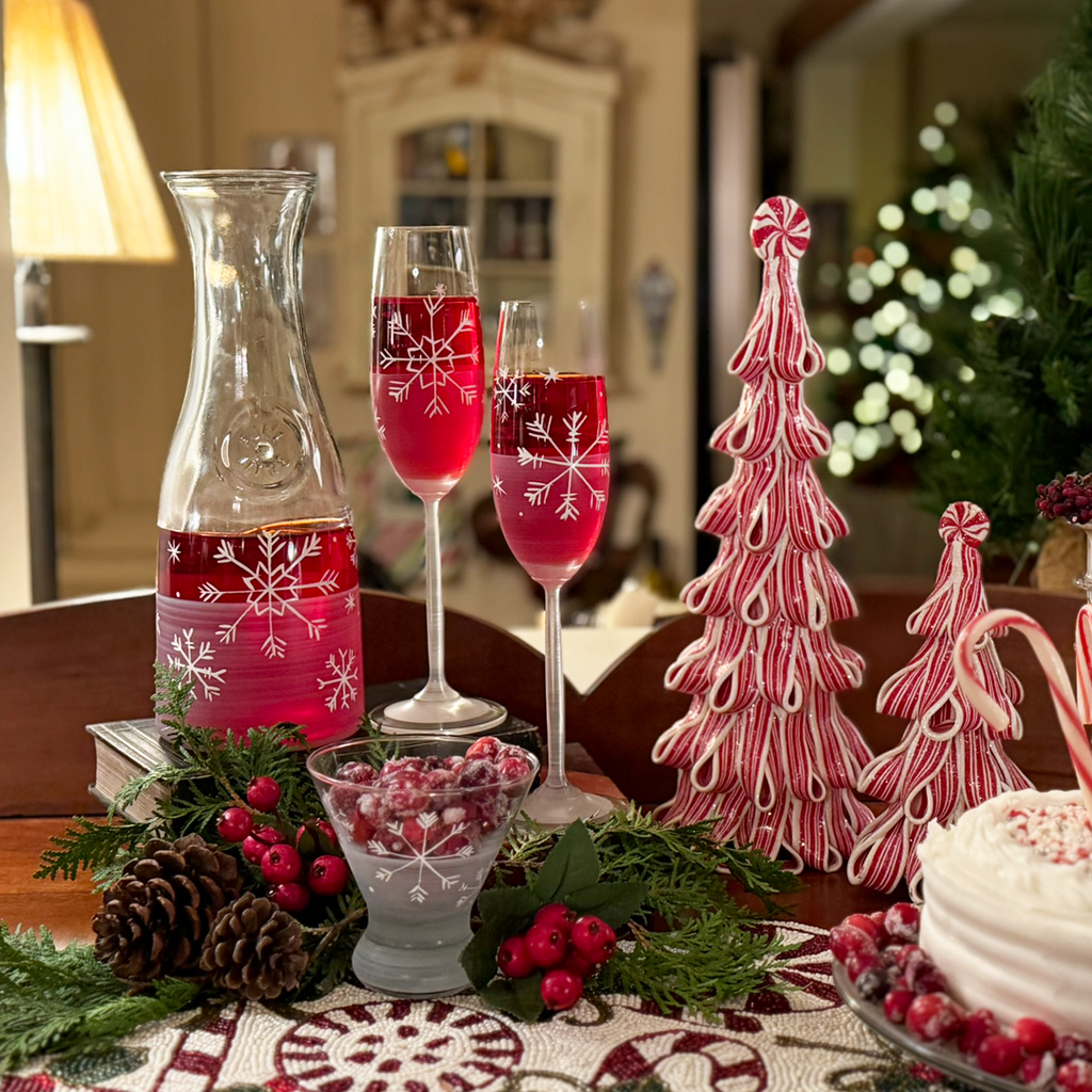 Winter Wonderland Snowflake Carafe