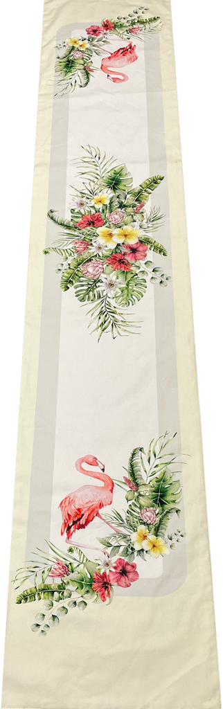 Flamingo Fun Cloth Table Runner  13" x 72"