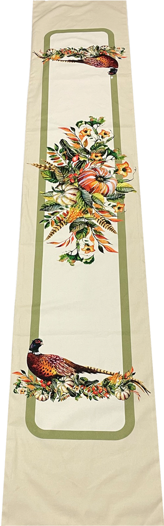 Long Leaf Farm Cloth Table Runner  13" x 72"