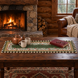 Moroccan Mosaic Forest Table Runner
