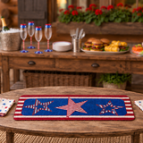 Patriotic Beaded Table Runner