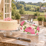 Polynesian Peony Lg Cake Dome and Stand