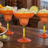 Peruvian Splendor Orange Margarita Set of 2