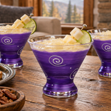 Peruvian Splendor Purple Cosmopolitan Set of 2