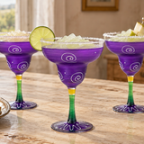 Peruvian Splendor Purple Margarita Set of 2