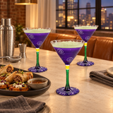 Peruvian Splendor Purple Martini Set of 2