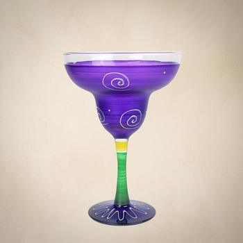 Peruvian Splendor Purple Margarita Set of 2