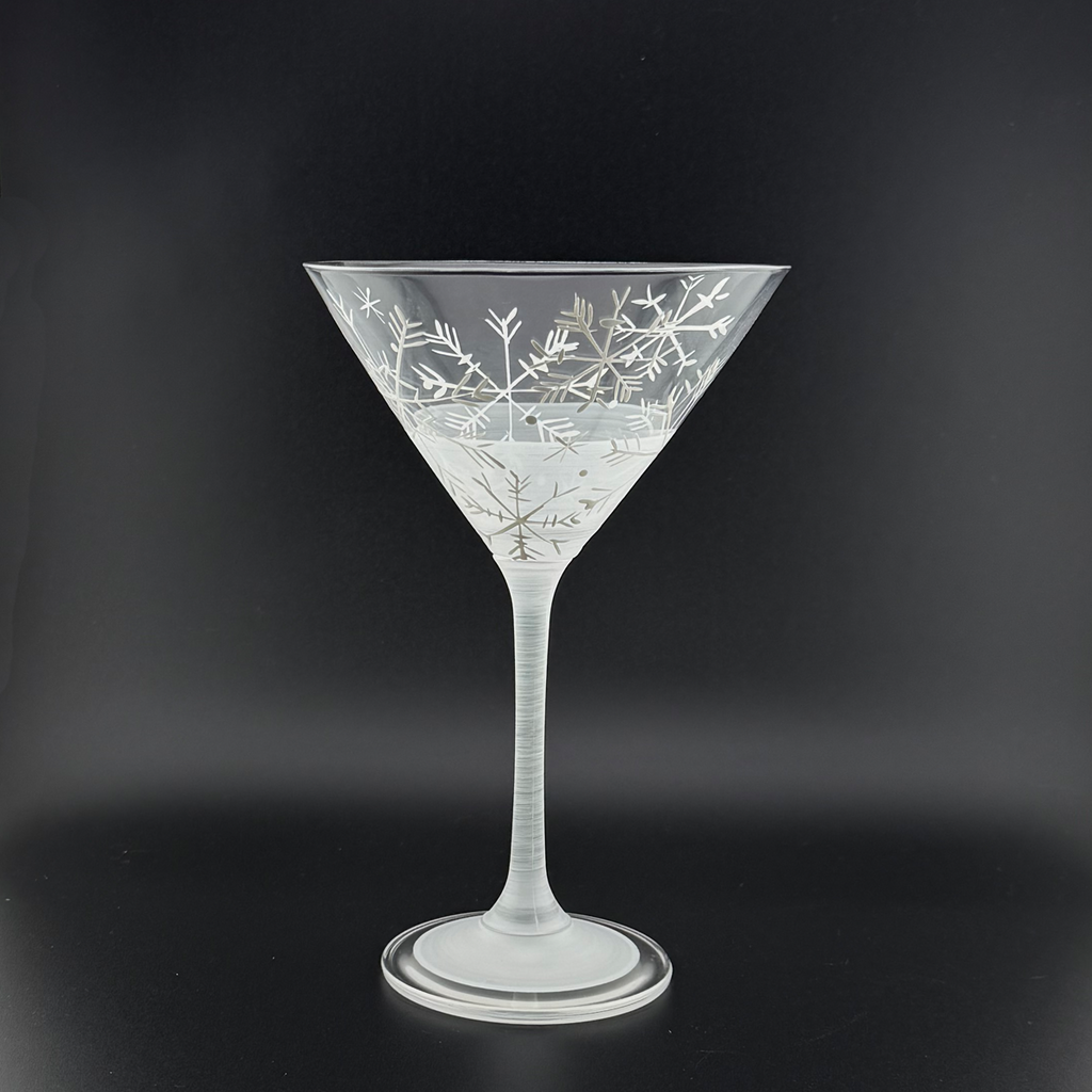 Winter Wonderland Snowflake Martini Set/2