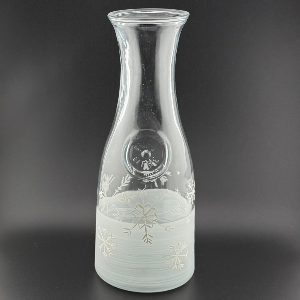Winter Wonderland Snowflake Carafe