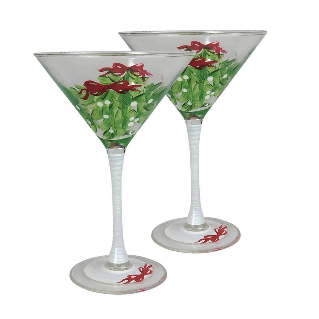 Mistletoe Love Martini S/2