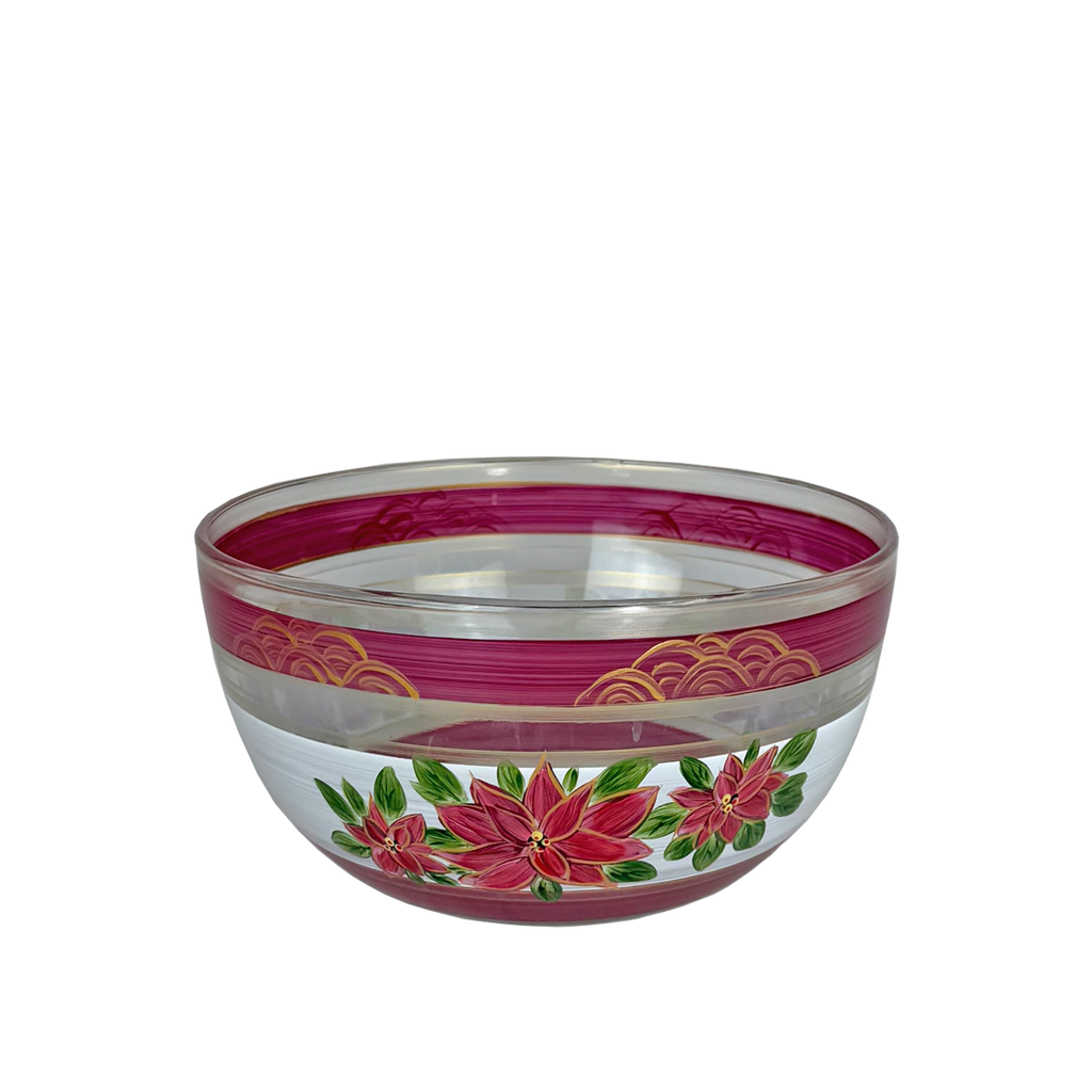 Poinsettia Holiday 6" Serving Bowl