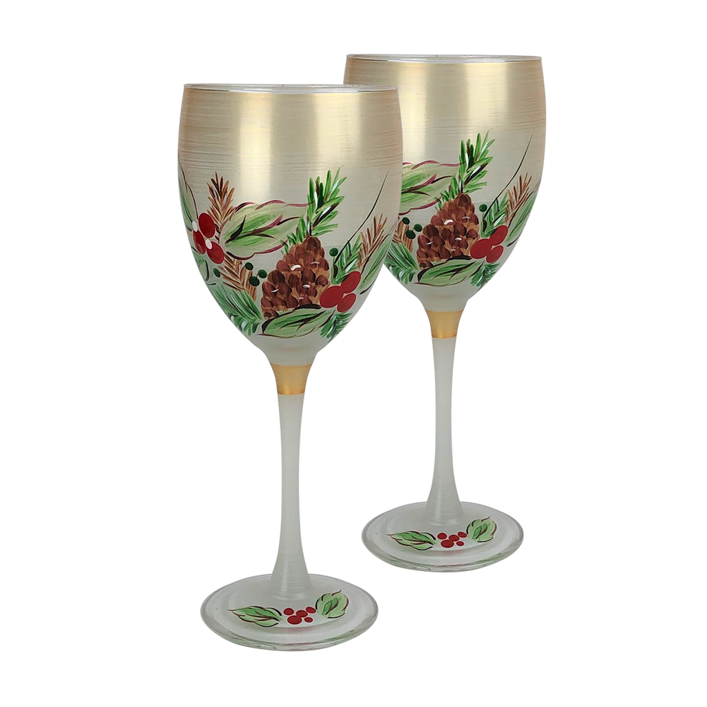 Black Forest Pine Wine S/2