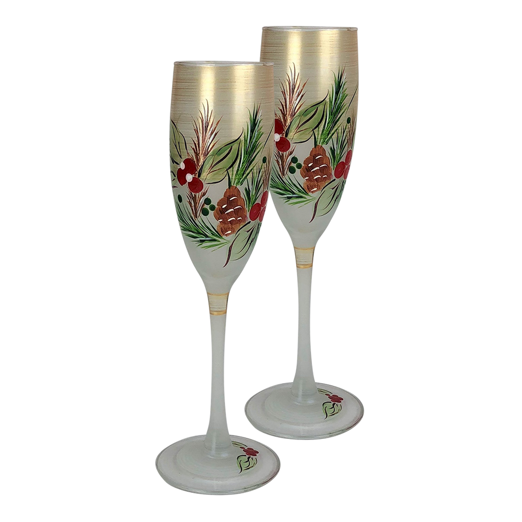 Black Forest Pine Champagne S/2