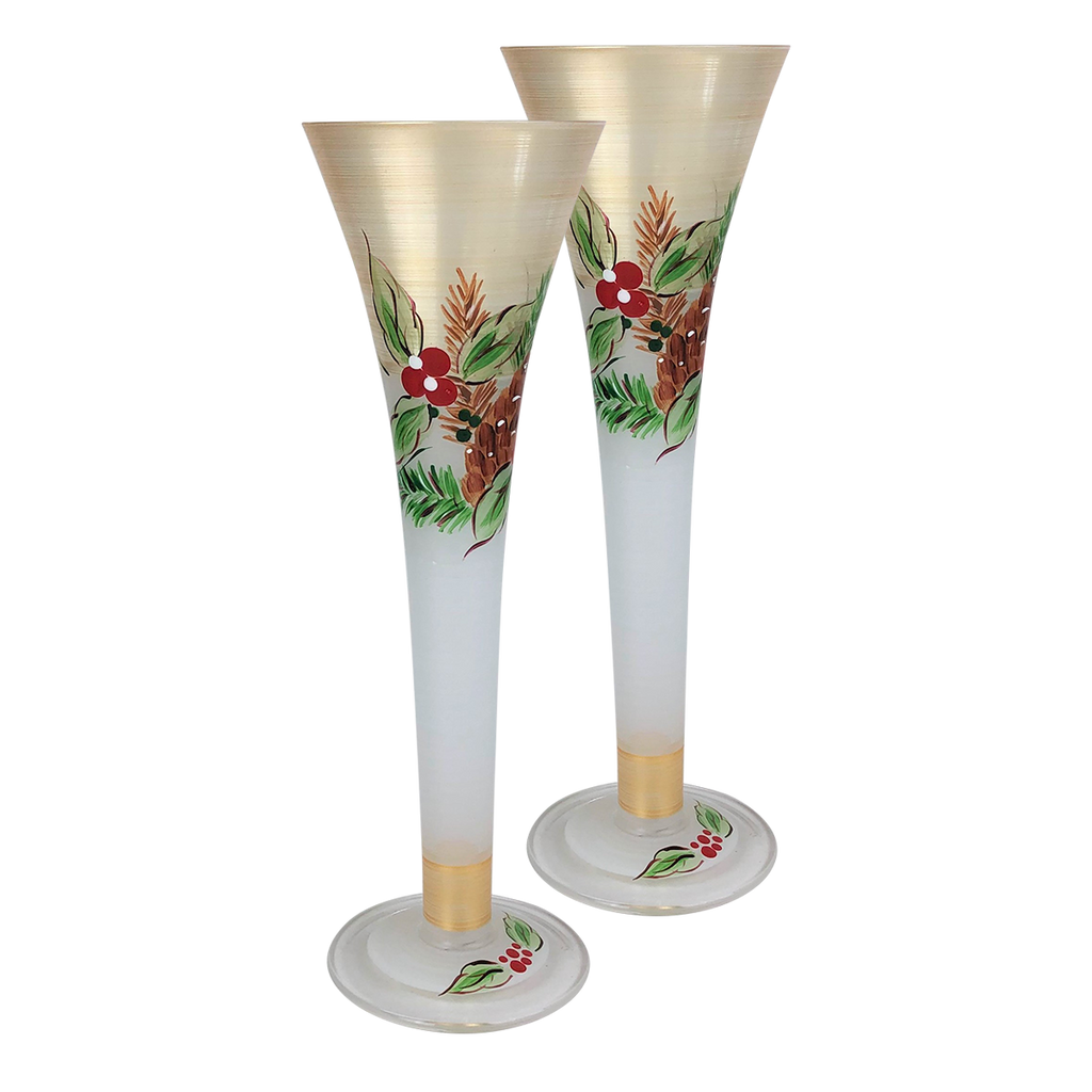 Black Forest Pine Hollow Flutes S/2