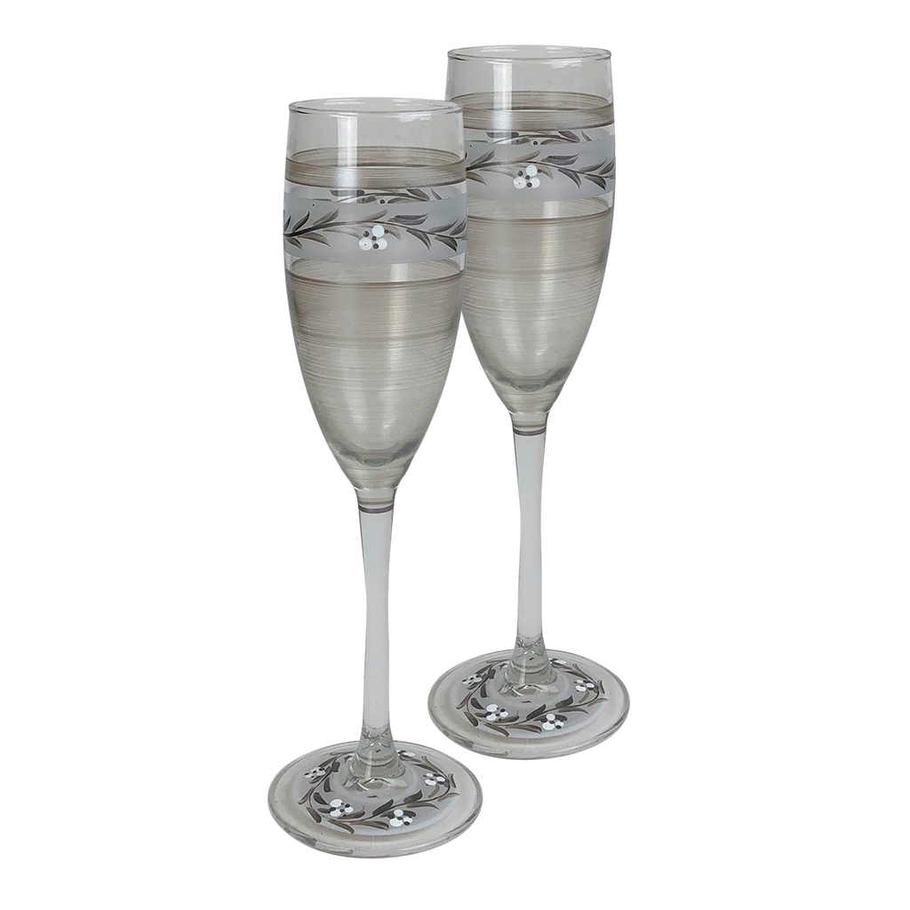 Swiss Twilight Champagne    Set of 2