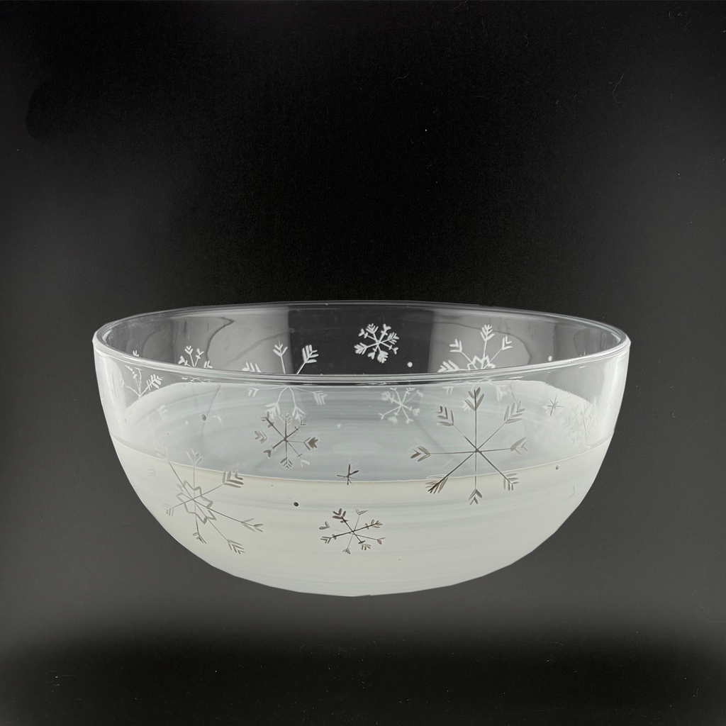 Winter Wonderland Snowflake 11" Serving Bowl