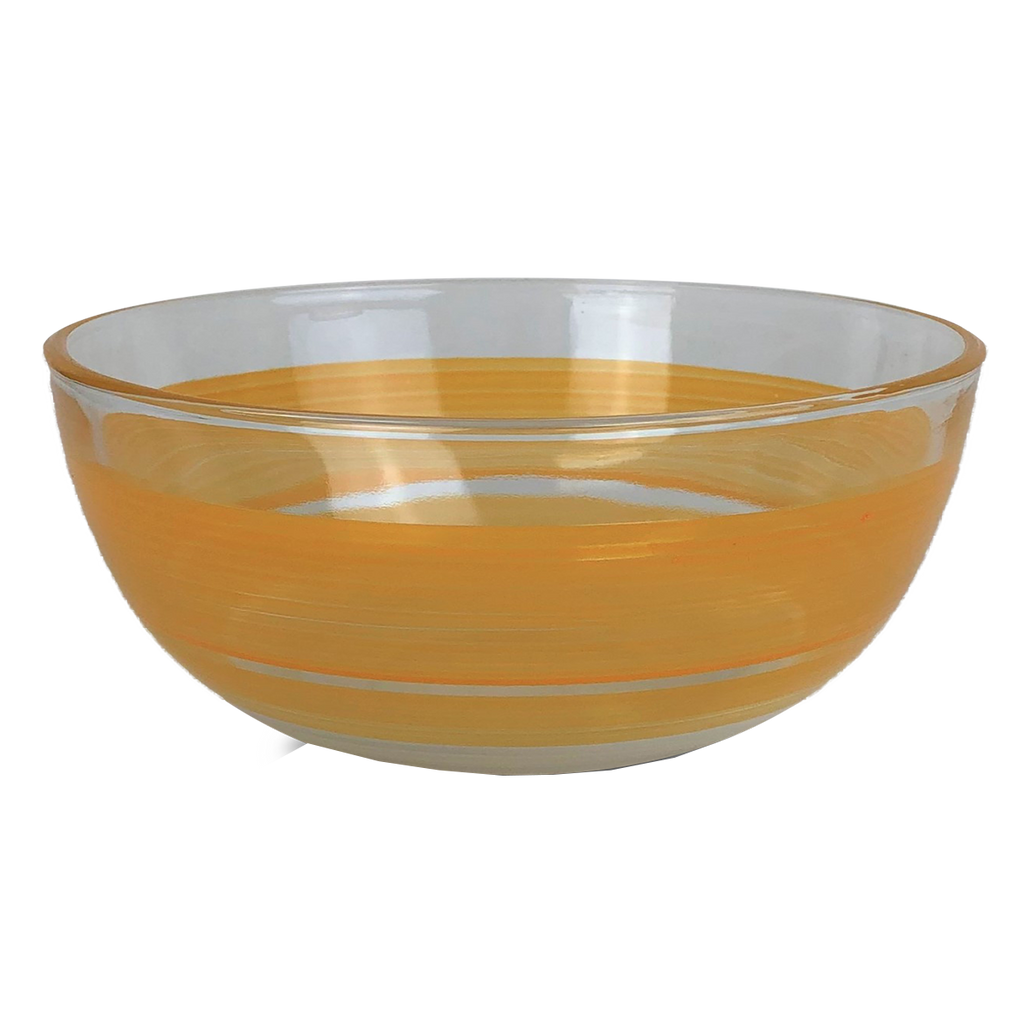 Cape Cod Cottage Stripe Orange 11" Bowl