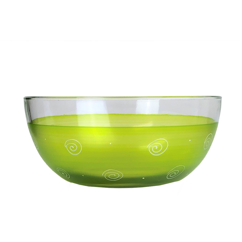 Peruvian Splendor Lt Green 11' Bowl