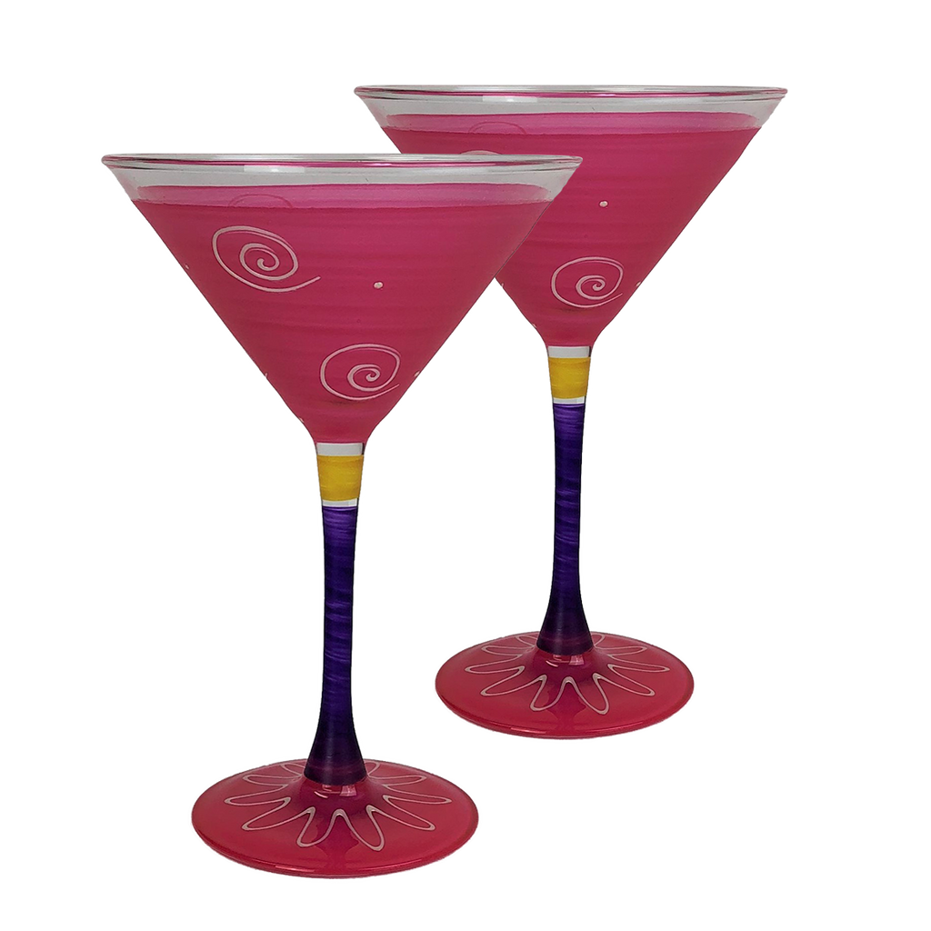 Peruvian Splendor Pink Martini   Set of 2