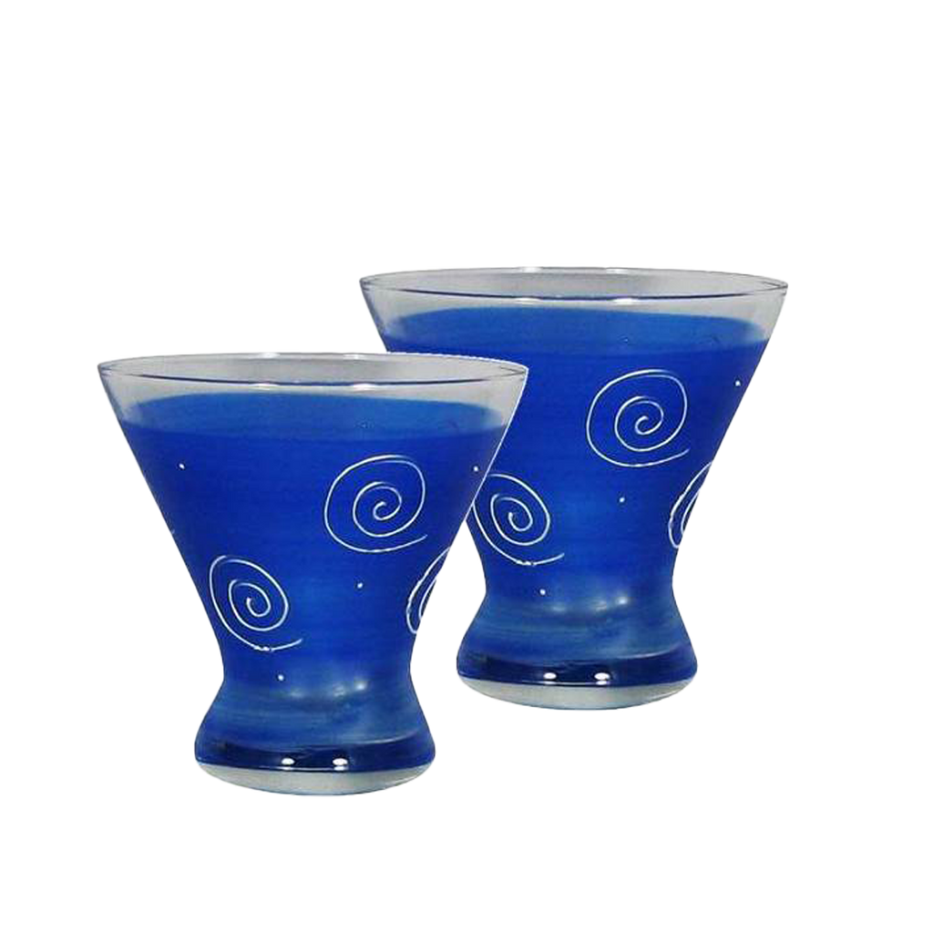 Peruvian Splendor Dk Blue Cosmopolitan   Set of 2