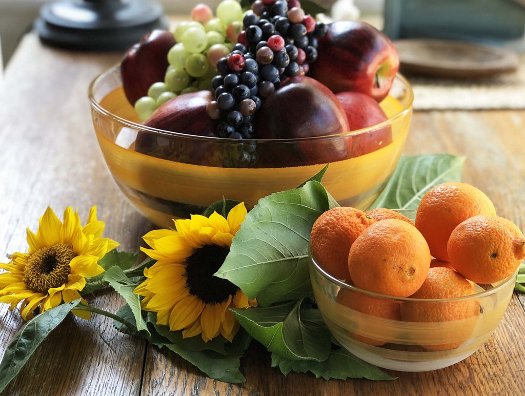 Cape Cod Cottage Stripe Orange 11" Bowl