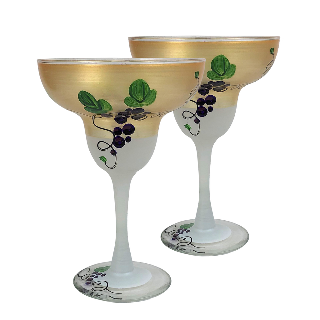Napa Grapes n' Vines Margarita Set of 2