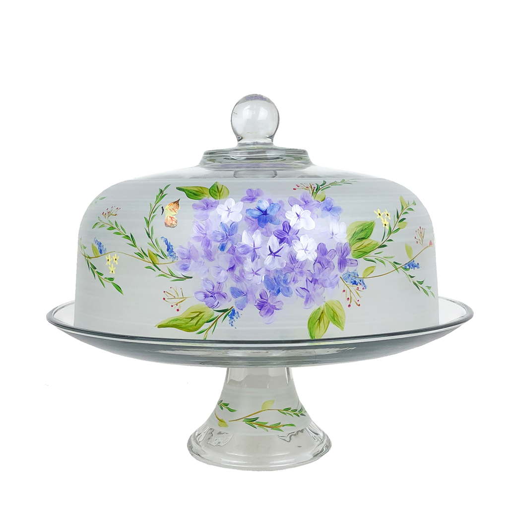 Springtime in Paris Cake Dome and Stand