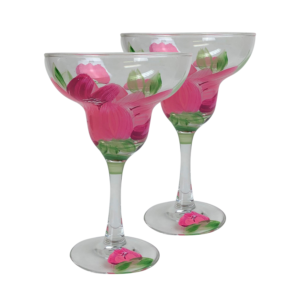 Polynesian Peony Margarita   Set of 2