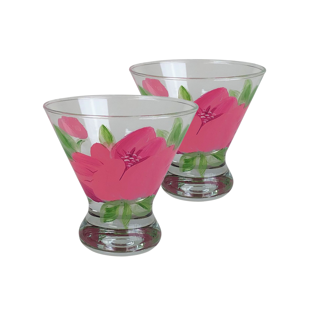 Polynesian Peony Cosmopolitan   Set of 2