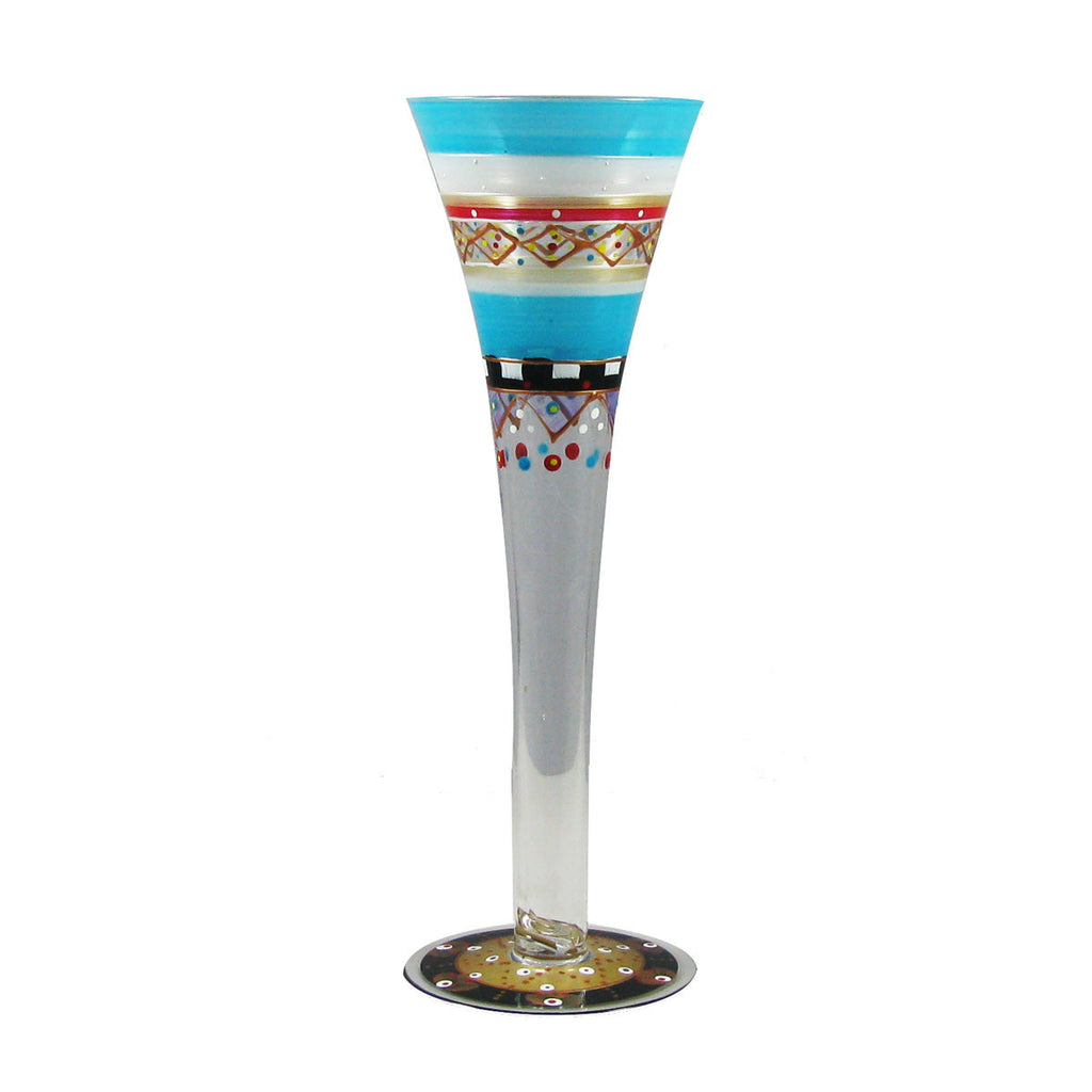 Mosaic Carnival Hollow Flutes   Set of 2 - Golden Hill Studio