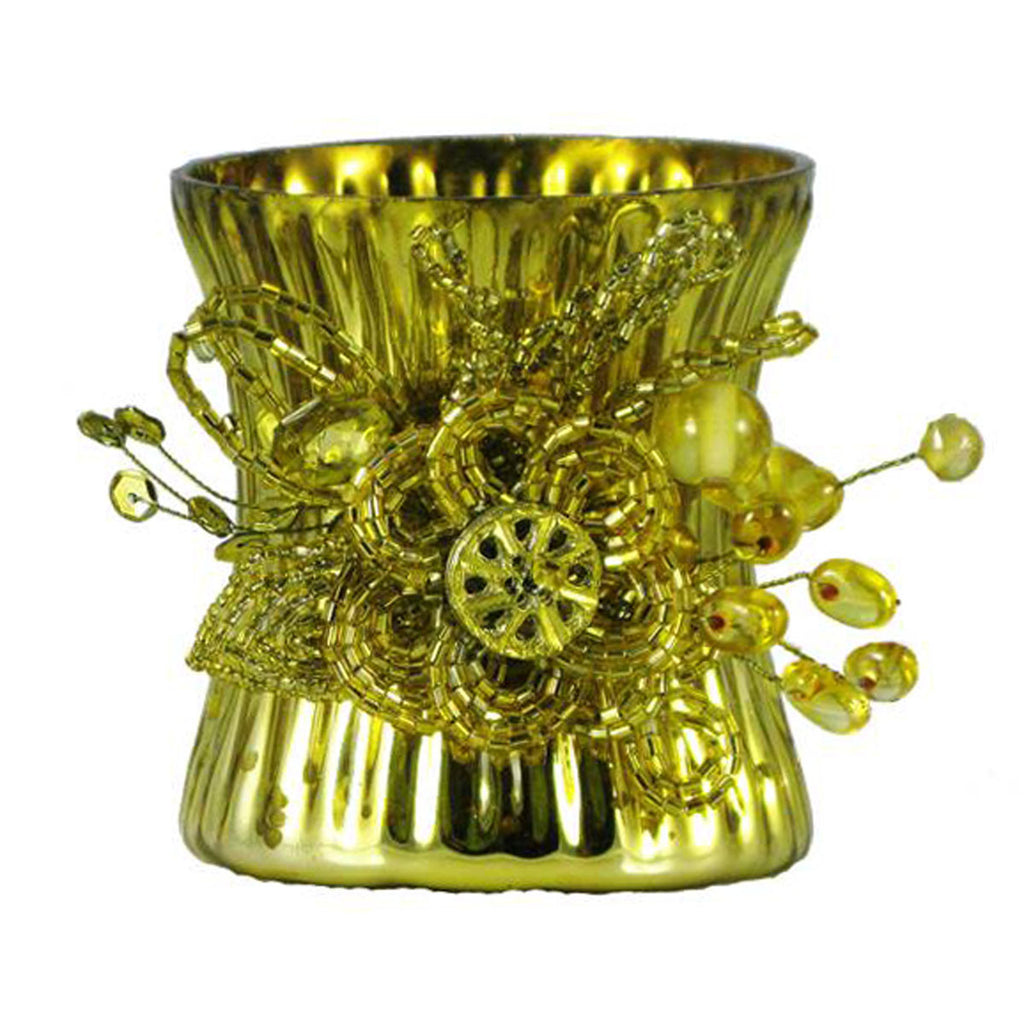 Votive Holder Gold - Golden Hill Studio