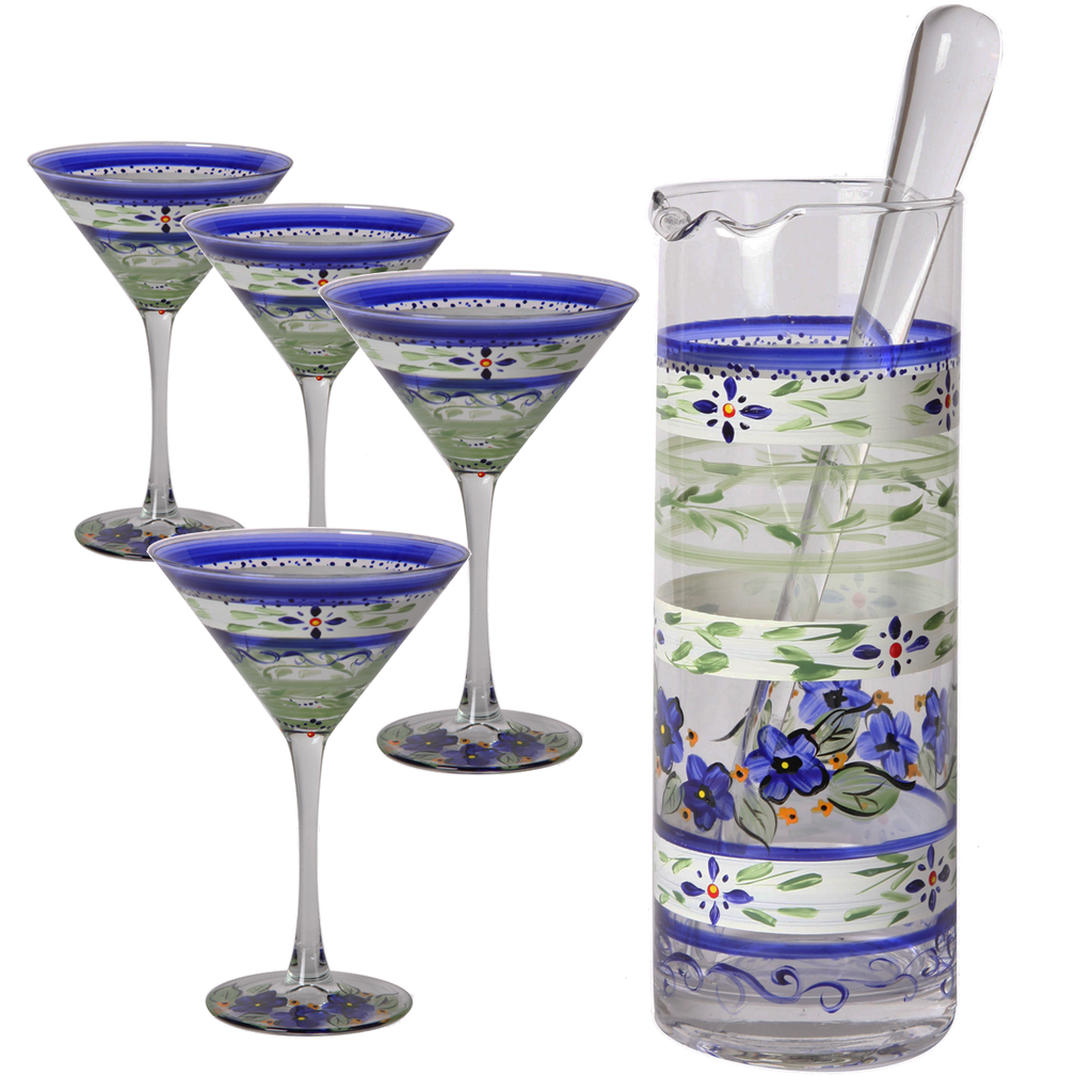Barcelona Blue Martini Bundle - Golden Hill Studio