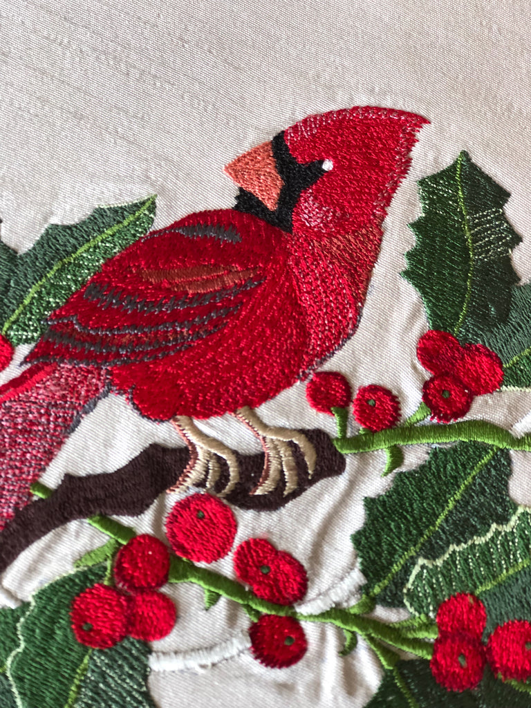 Cardinal Table Runner - Golden Hill Studio