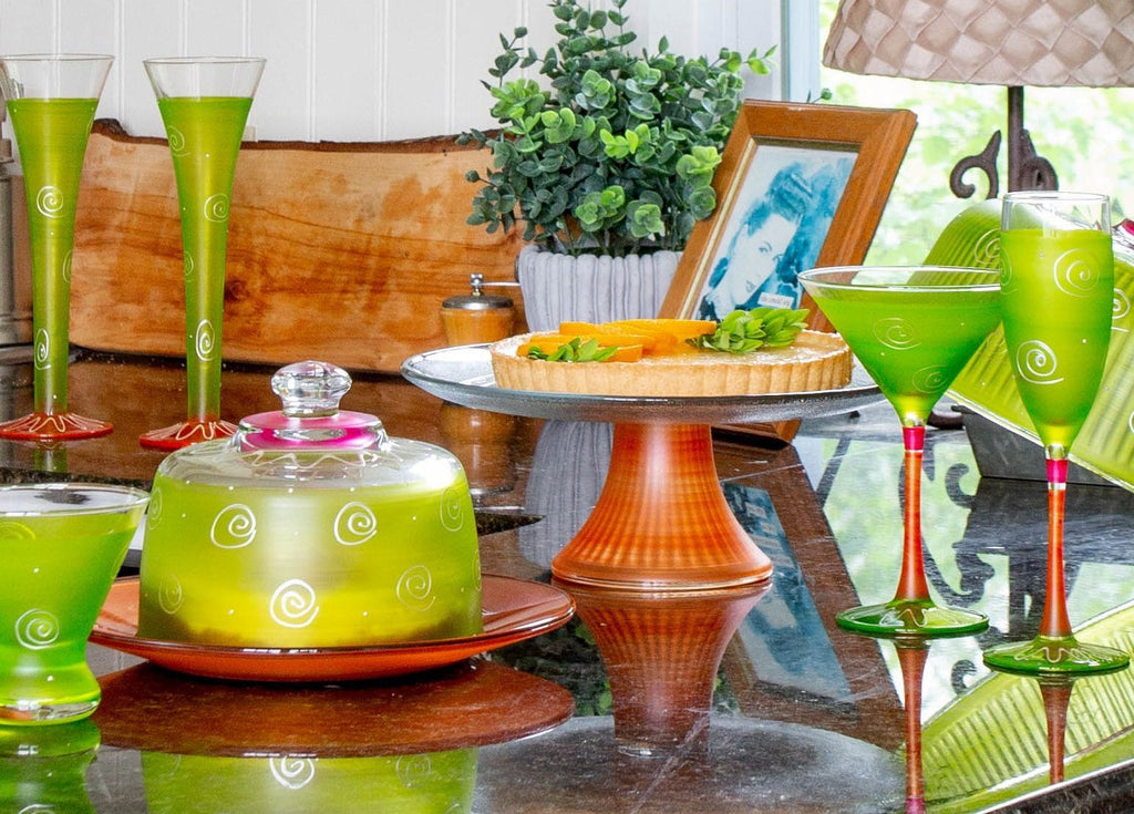 Peruvian Splendor Lt Green Cheese Dome - Golden Hill Studio