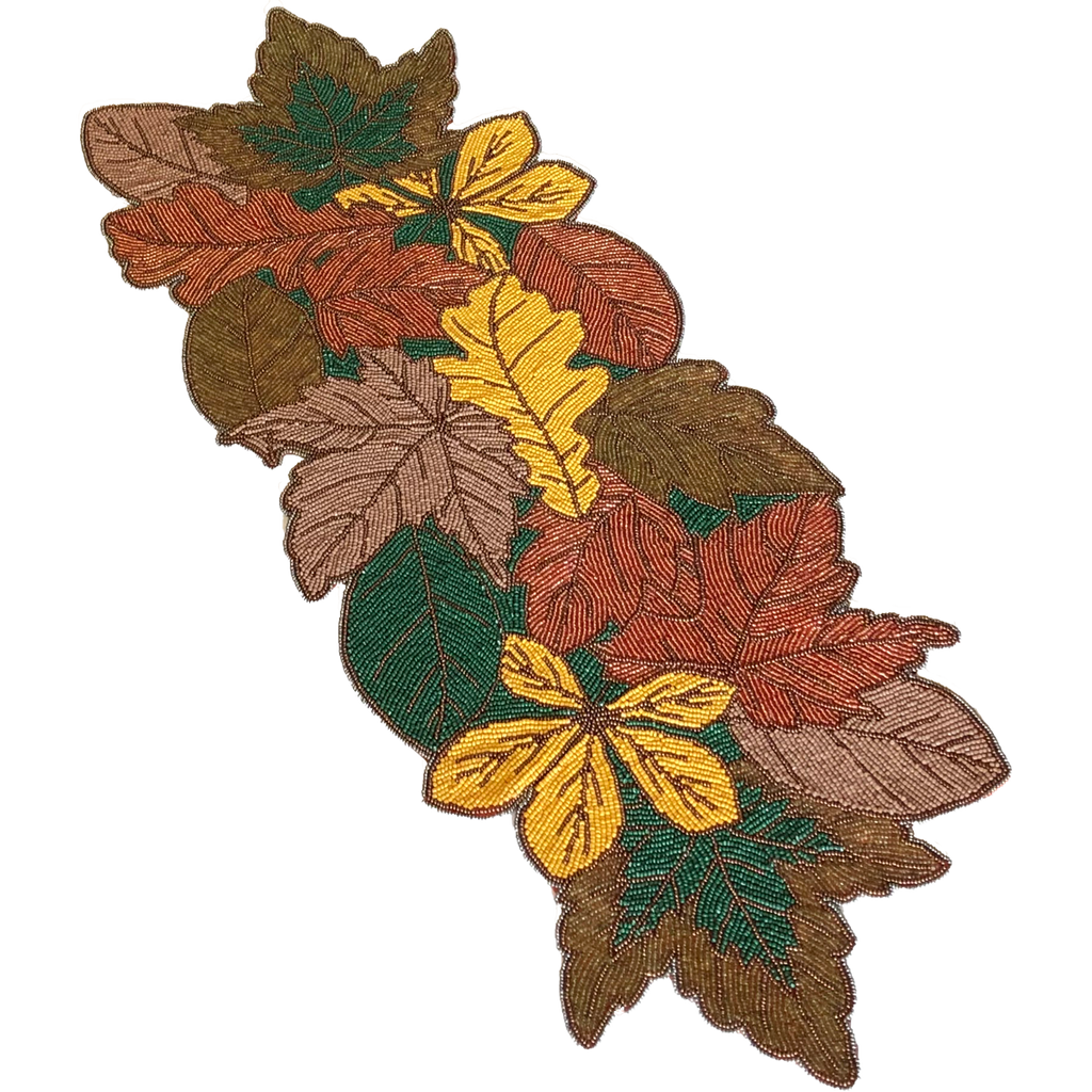 Autumn Leaves Table Runner - Golden Hill Studio