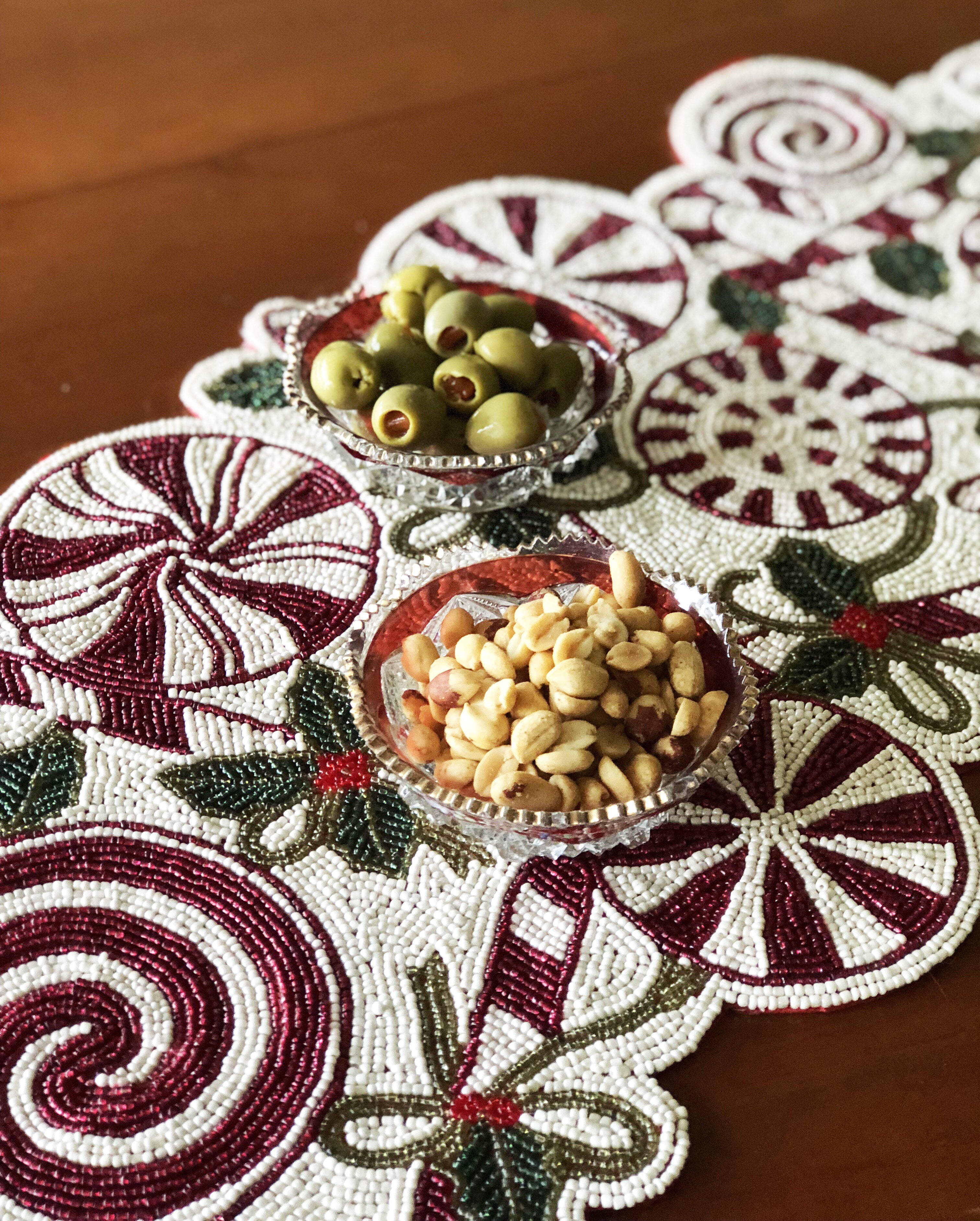 Candy Cane Table Runner - Golden Hill Studio