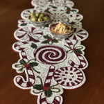 Candy Cane Table Runner - Golden Hill Studio
