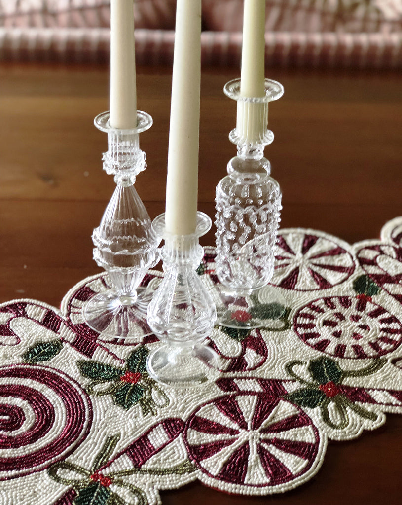 Candy Cane Table Runner - Golden Hill Studio