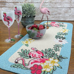 Flamingo Beaded Table Runner - Golden Hill Studio