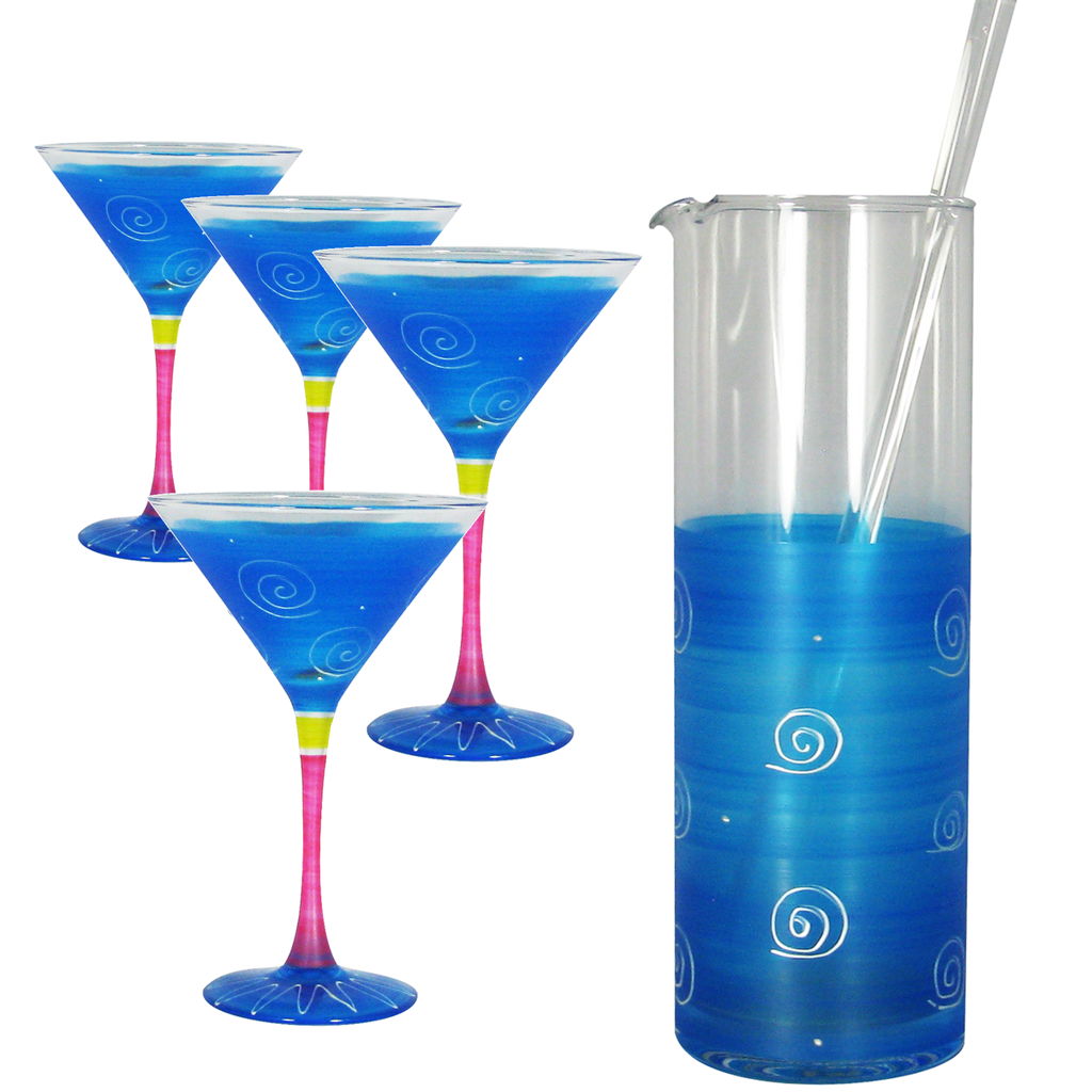 Peruvian Splendor Turquoise Martini Bundle - Golden Hill Studio