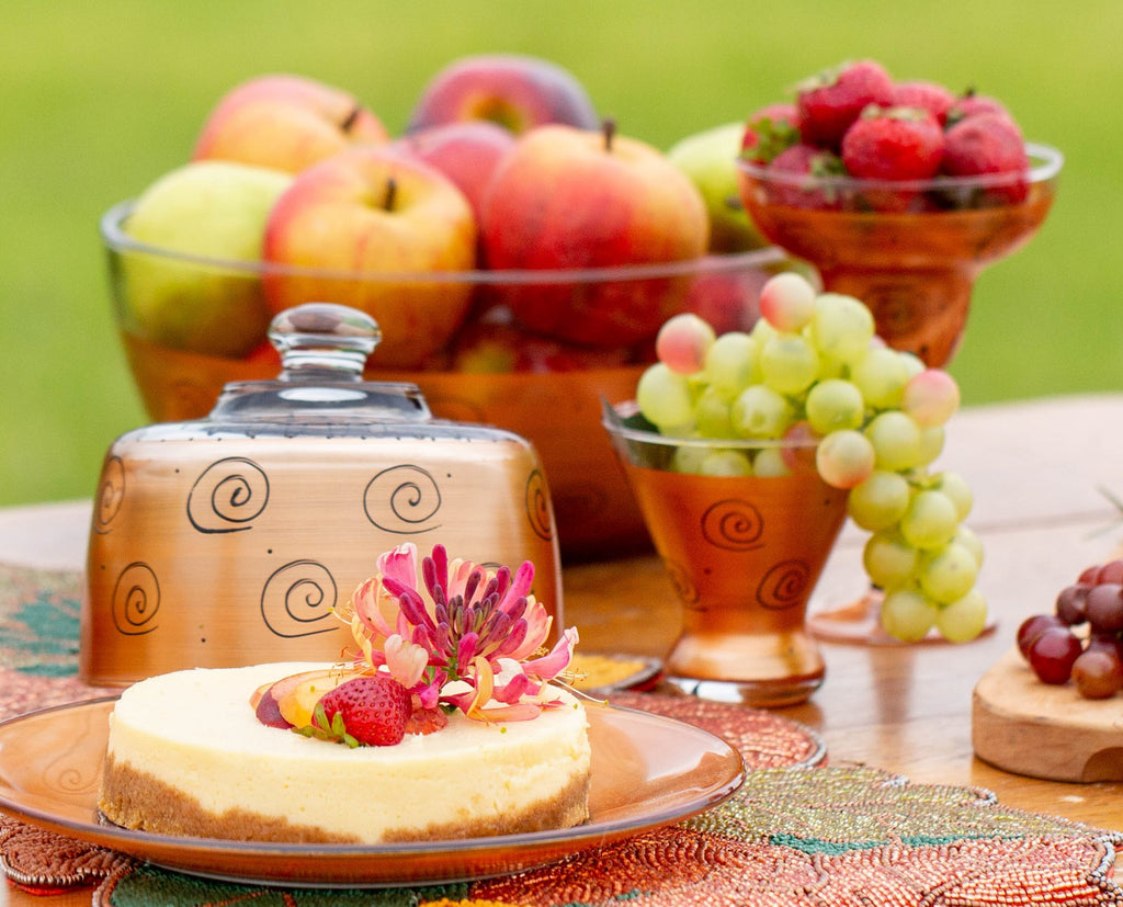 Tuscan Sunset Cheese Dome - Golden Hill Studio