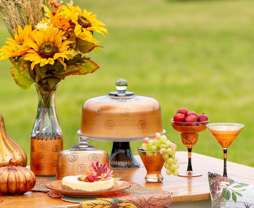 Tuscan Sunset Margarita   Set of 2 - Golden Hill Studio