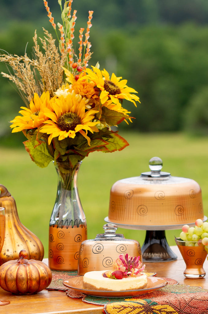 Tuscan Sunset Cheese Dome - Golden Hill Studio