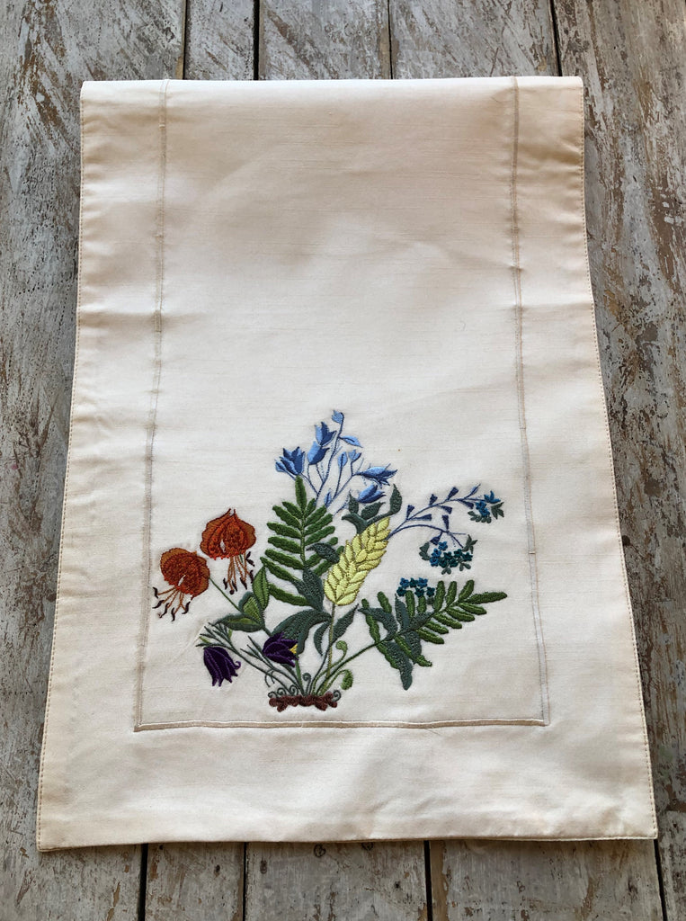 Wildflowers and Ferns Runner - Golden Hill Studio