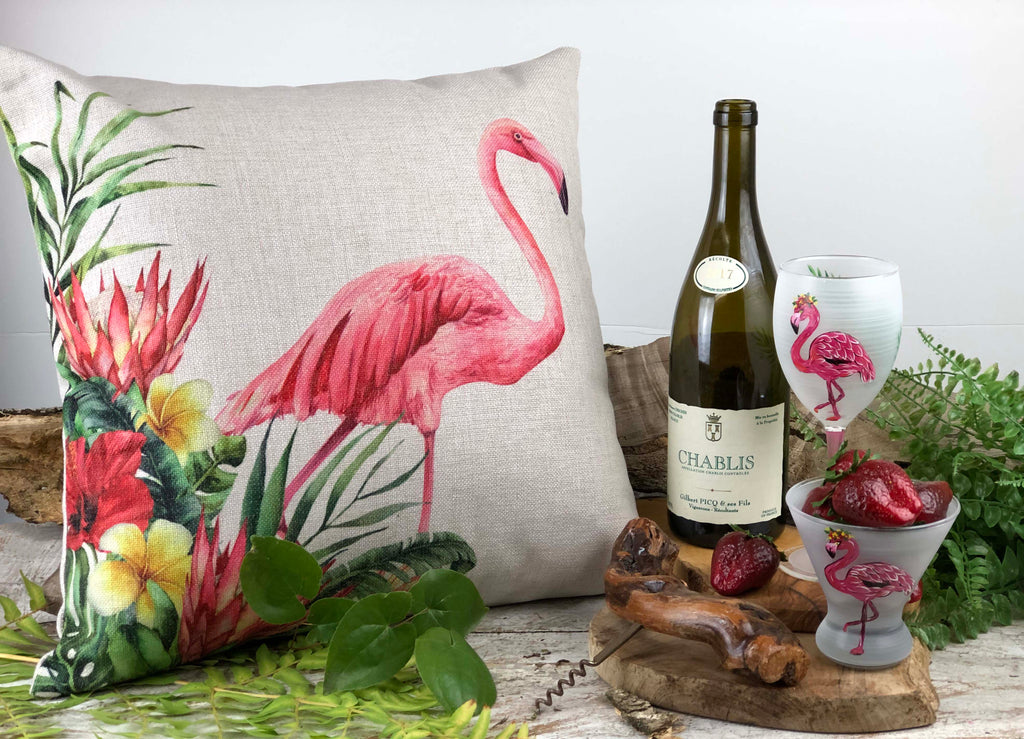 Flamingo Fun Cosmopolitan S/2 - Golden Hill Studio