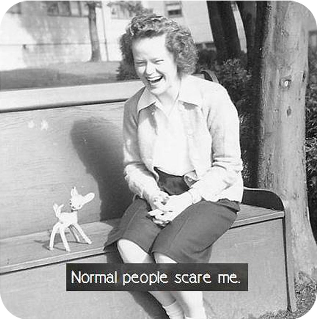 Normal People Coaster - Golden Hill Studio